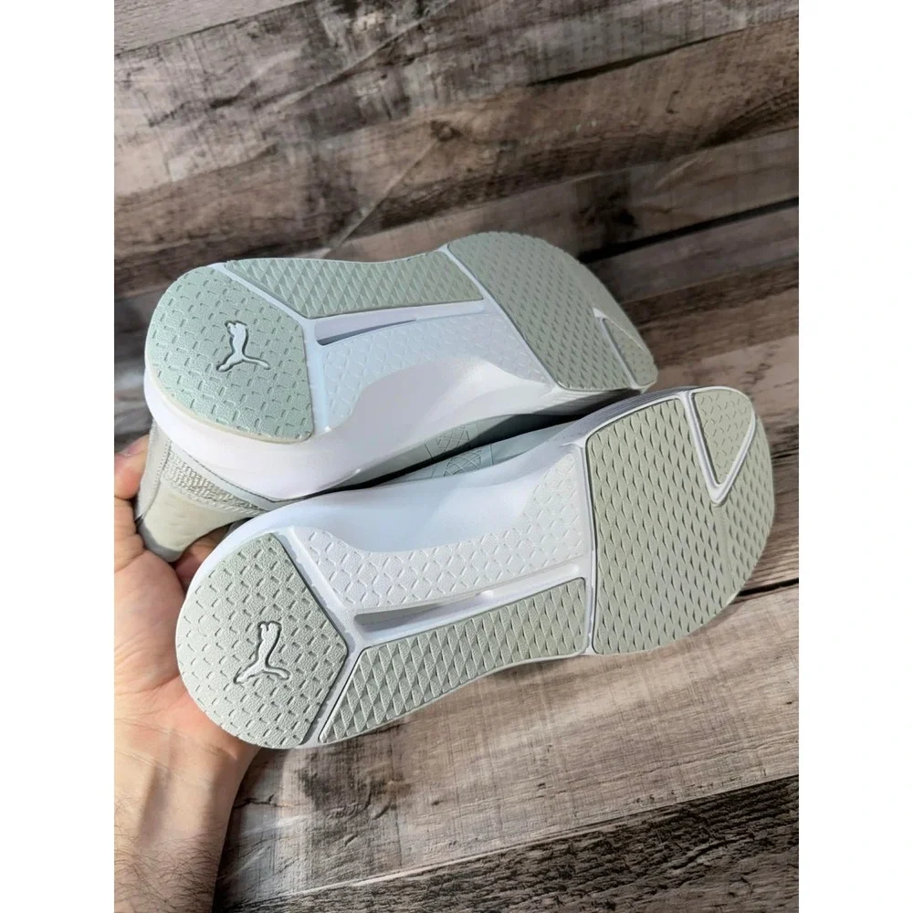 New Puma Women‎ Fierce Eng Mesh Gray Violet Tennis Shoes Sz 5.5